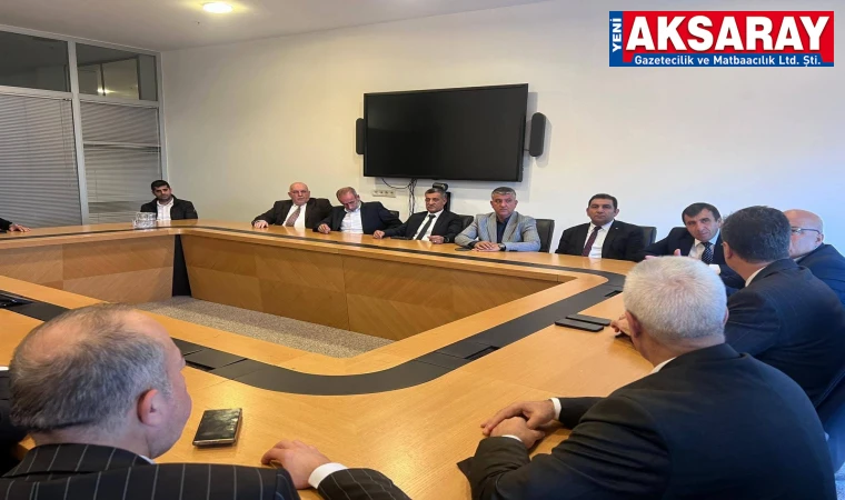 AKSARAY PAZARCILAR ODASI Esnafın sorunlarını Ankara’ya taşıdı