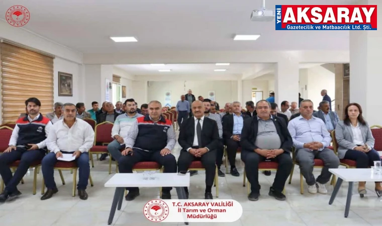 AKSARAY'DA GENEL TARIM SAYIMI HAZIRLIĞI  Kayıt dışı araziler için muhtarlarla toplantı yapıldı