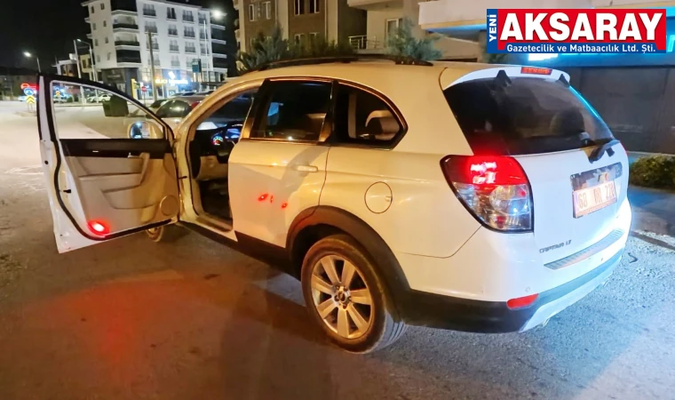 Araçta sızan şahıs ekipleri alarma geçirdi