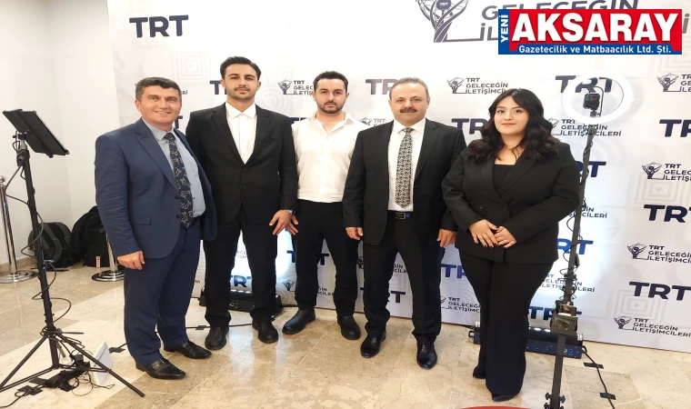 ASÜ İLETİŞİM FAKÜLTESİ ÖĞRENCİLERİ TRT YARIŞMASINA KATILDILAR Finale kaldılar