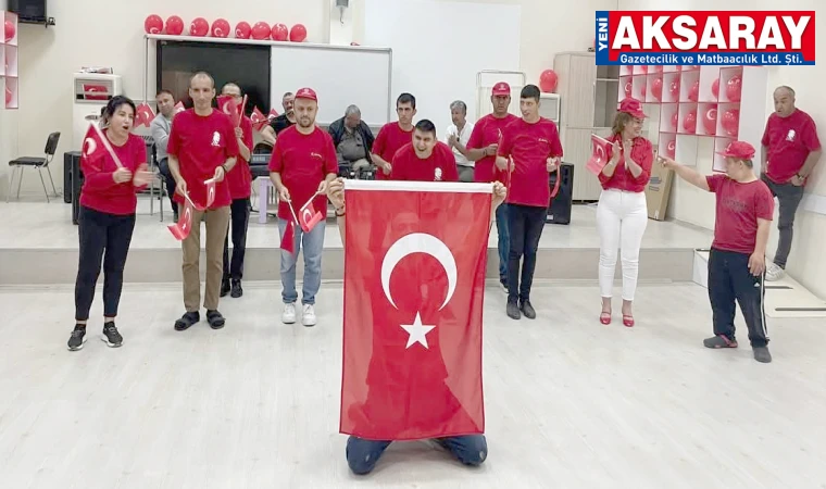Cumhuriyet coşkusu özel çocuklarla taçlandı