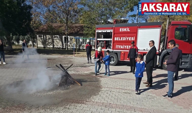 Eskil’de okullarda afet tatbikatı gerçekleştirildi