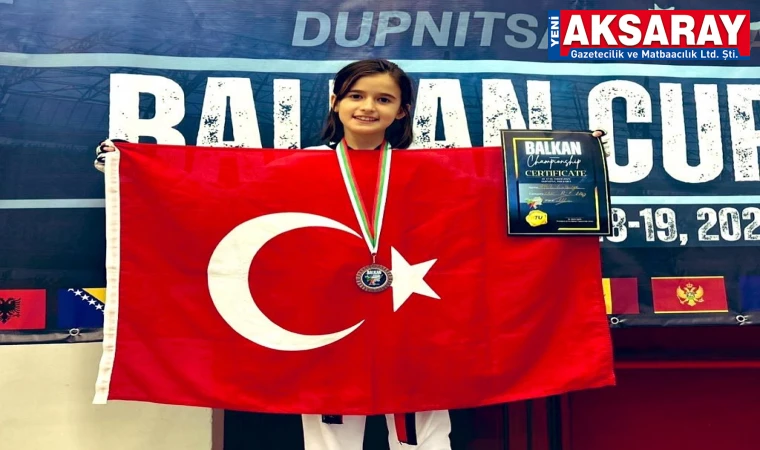 Gülbilge Balkan Taekwondo Şampiyonası’nda 3. Oldu