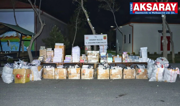  JANDARMA'DAN DEV KAÇAKÇILIK OPERASYONU 14 Milyon TL değerinde mal ele geçirildi
