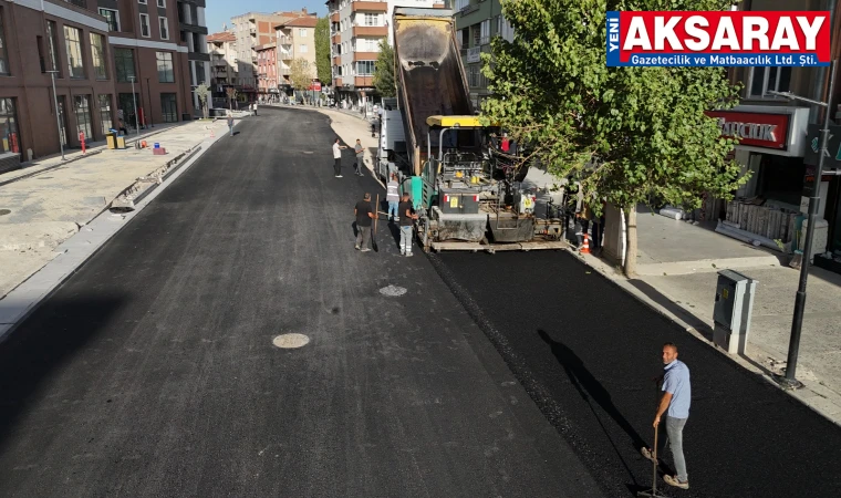 Kalealtı caddesi yolu yenilendi