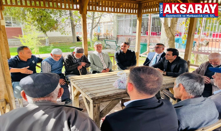 KAYMAKAM UZAR VE BAŞKAN GÜNEŞ Kurumları ziyaret edip vatandaşı dinlediler