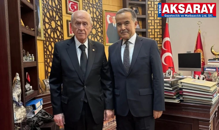 MHP LİDERİ BAHÇELİ'YE ANLAMLI ZİYARET Gündem ‘Devletin Bekası’