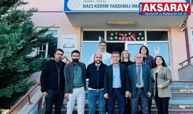 Okulun tadilatını müteahhitler üstlendi