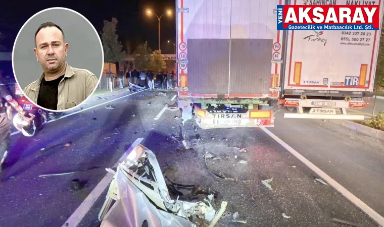 Otomobil tıra arkadan çarptı  1 ÖLÜ 1 AĞIR YARALI