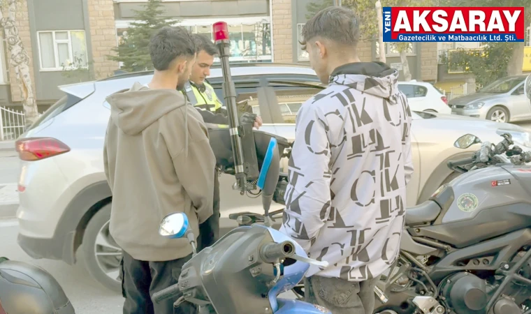 Plakasız, kasksız ve ehliyetsiz sürücüye 35 bin 239 lira ceza