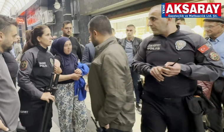 Sahte altın oyunu kapalı çarşıda bozuldu
