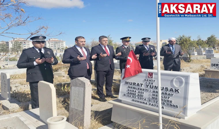 SULTANHANI İLÇESİ Şehit kabirleri ziyaret edildi