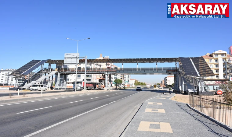 Üst geçit bitti, test ediliyor