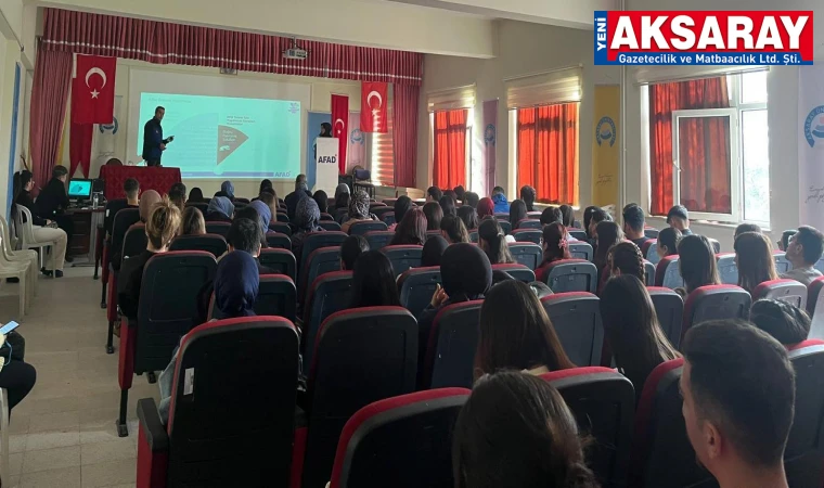 AFAD’dan üniversite öğrencilerine farkındalık eğitimi