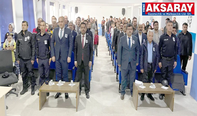 AĞAÇÖREN’DE ATATÜRK’Ü ANMA PROGRAMI Fikirleri yolumuzu aydınlatıyor