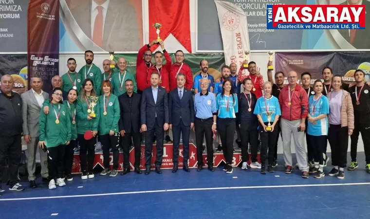 Aksaray Masa Tenisi Takımı Bölge Şampiyonu oldu