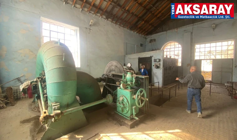 Aksaray’ın elektrikle tanıştığı ilk santralde inceleme yapıldı