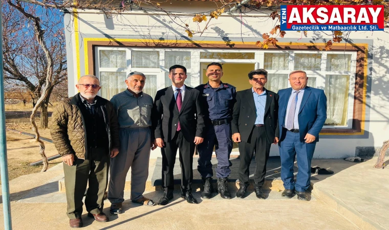 Eskil kaymakamından şehit ve gazi ailelerine ziyaret