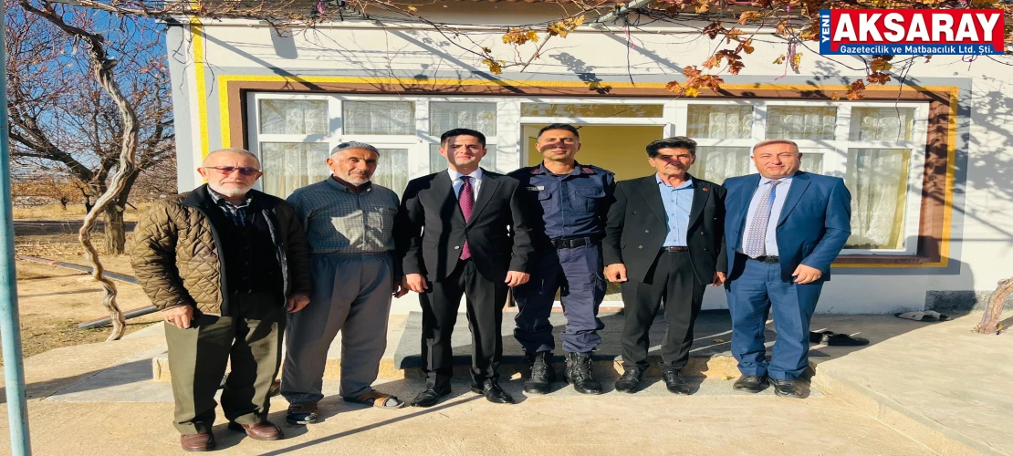 Eskil kaymakamından şehit ve gazi ailelerine ziyaret