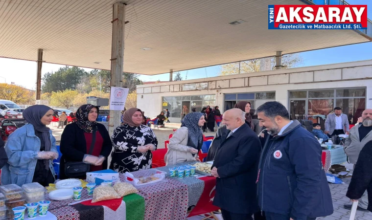 Gülağaç'ta Gazze yararına Hayır Çarşısı kuruldu