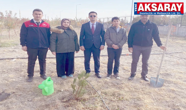 Kaymakam Soydaş fidanları toprakla buluşturdu