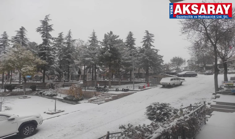 Mevsimin ilk karı yağdı