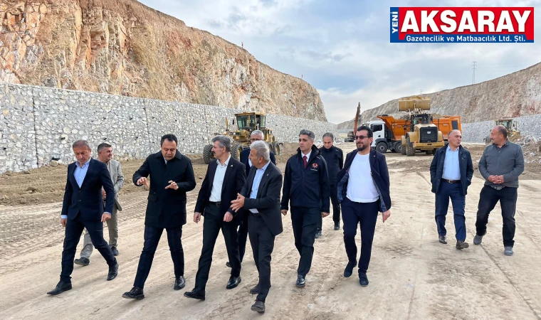 Ortaköy’de çevre yolu incelemesi