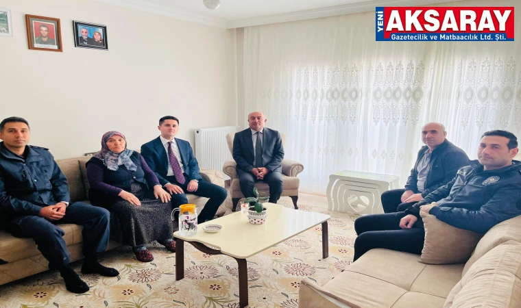 Şehit ailelerine vefa ziyareti