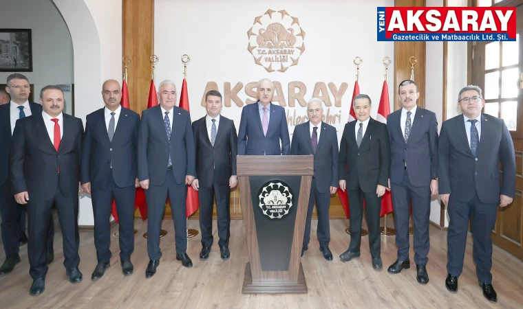 TBMM Başkanı Kurtulmuş Aksaray'da