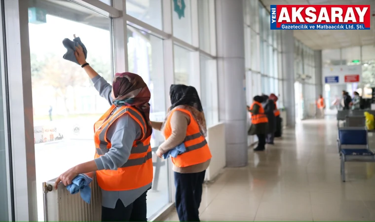 Terminali tertemiz yaptılar