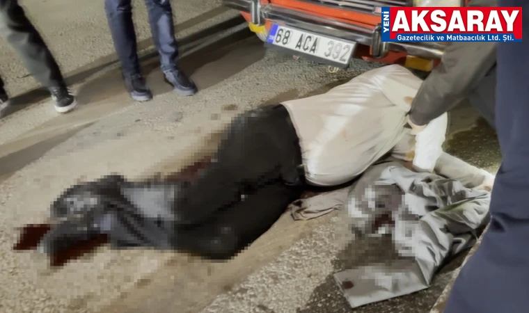  Yol ortasında palalı saldırı: 1 AĞIR YARALI