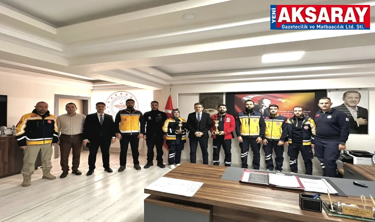 AKSARAY 112 EKİPLERİNDEN BÜYÜK BAŞARI  Ambulans Rallisi'nde birincilik ve üçüncülük aldılar