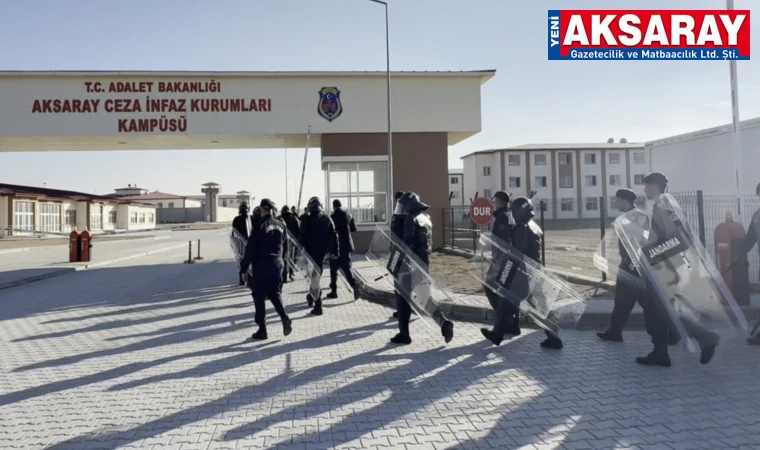  Aksaray Cezaevinde tatbikat alarmı
