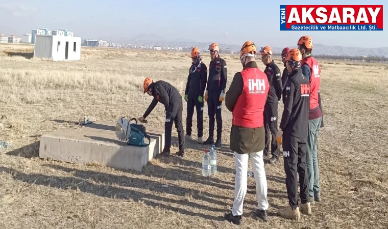 İHH Arama Kurtarma Ekibi eğitimlerini tamamladı