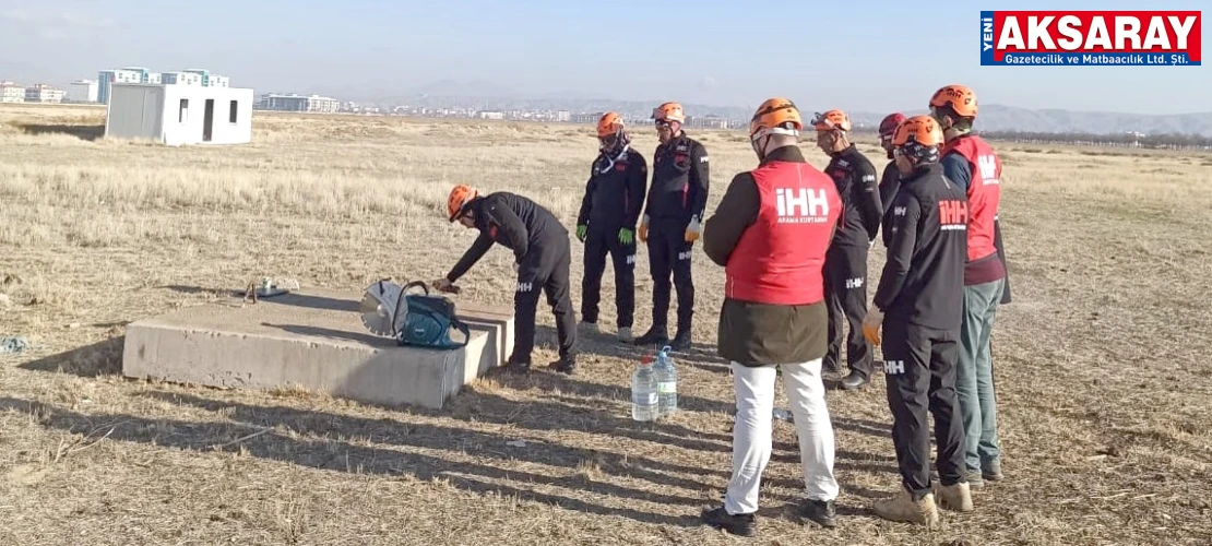 İHH Arama Kurtarma Ekibi eğitimlerini tamamladı