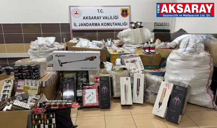 Kaçak ürünler yakalandı