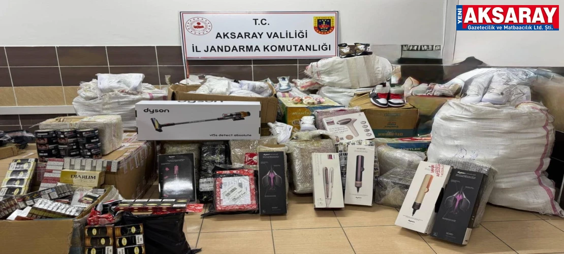 Kaçak ürünler yakalandı