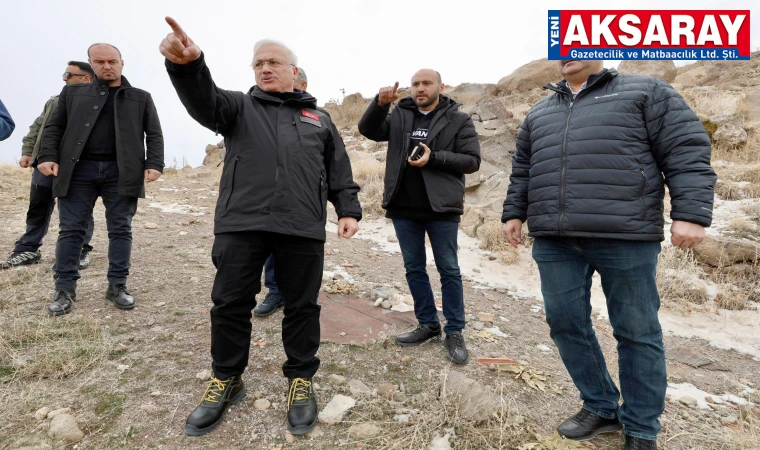 KARKIN-HASAN DAĞI ARASI Ulaşımda yol çalışmaları incelendi