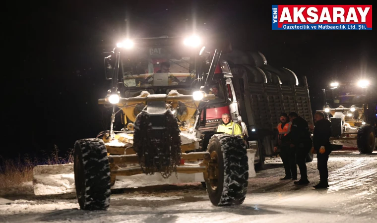 Kış alarmı, ekipler 7/24 görevde