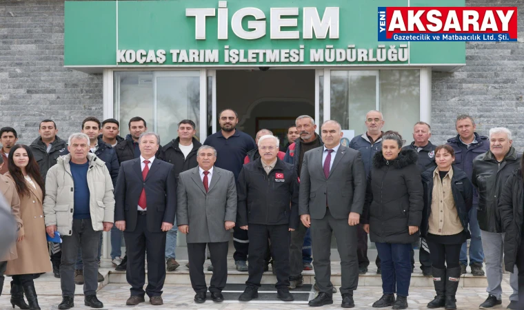 Koçaş’ta üretim faaliyetleri incelendi