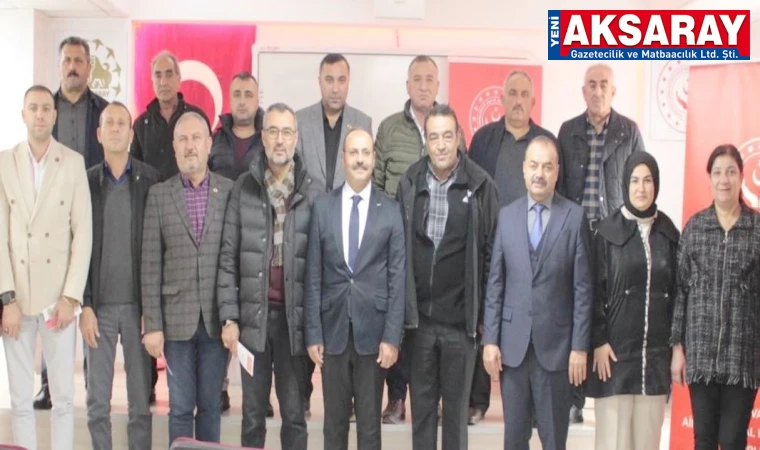 Muhtarlarla sosyal hizmetler konuşuldu