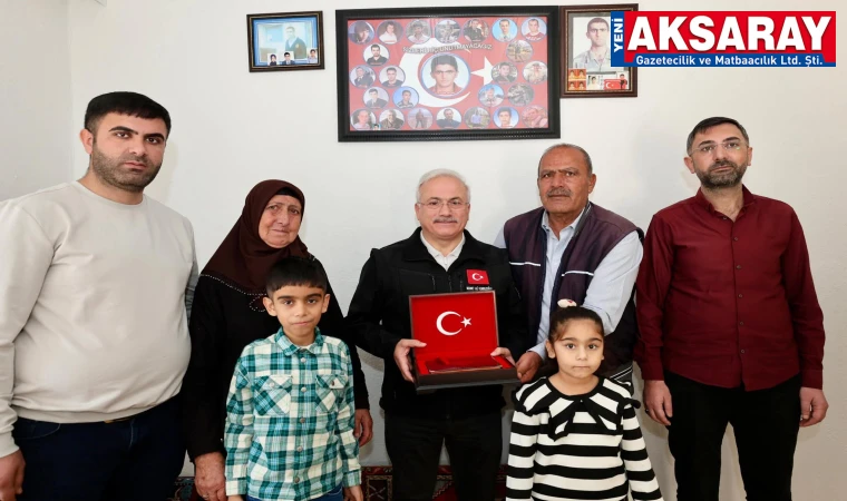 ŞEHİT AİLESİ ZİYARETİ Devlet olarak yanınızdayız