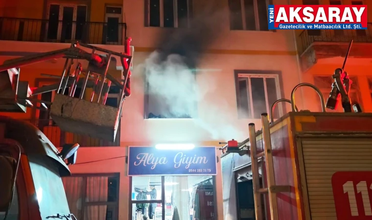SULTANHANI’NDA YANGIN Apartman dairesi kül oldu