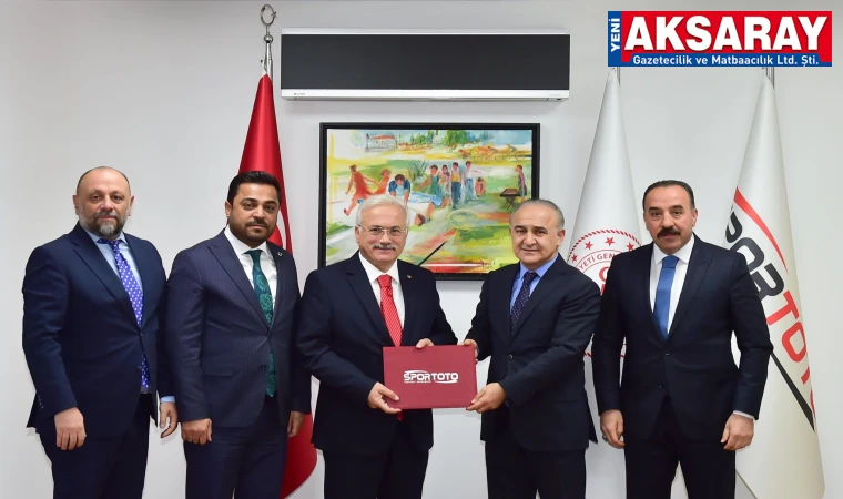 VALİ KUMBUZOĞLU VE SPOR TOTO PROTOKOL İMZALADI Aksaray’a üç önemli spor yatırımı