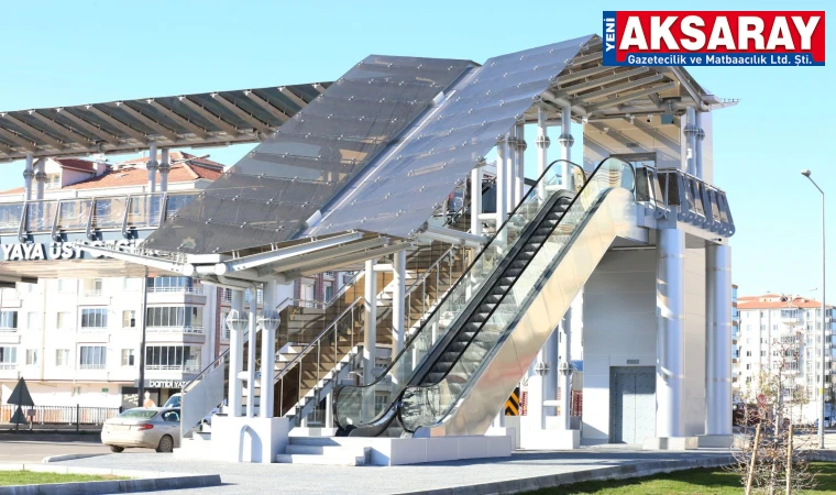 Yeni üst geçit bitti, açılış için gün sayıyor