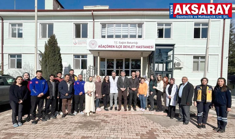 Ağaçören Devlet Hastanesi incelendi
