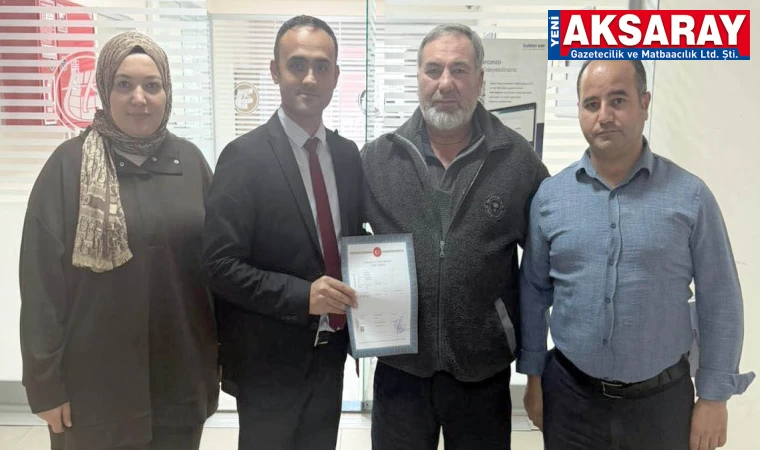 Ağaçören’de vefa konutları için anlamlı bağış