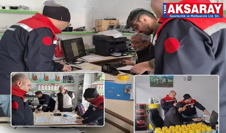 Aksaray’da zirai ilaç ve ekipman bayilerine sıkı takip