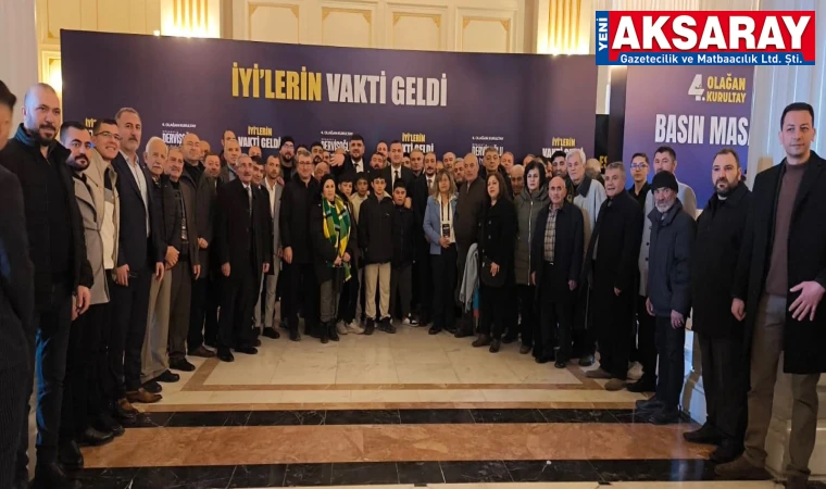 Aksaray’dan İyi Parti kongresine destek