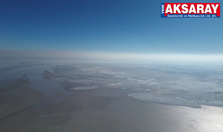 Kar ve yağmur yağışı Tuz Gölü’nü umutlandırdı